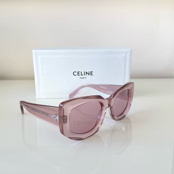 NEW!!! Celine CL40277I 72Y pink women sunglasses Authentic